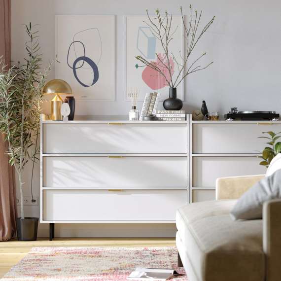 Kommode Sigi 40-120x103 cm - 3 skuffer - Velg farge og bredde selv