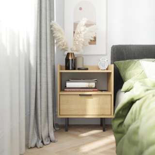 Nattbord Sigi 30-70x62 cm - med ben - Velg farge og bredde selv