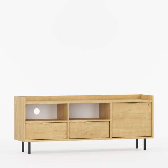 Tv-benk Sigi 150-180x62 cm - med ben -  Flere farger