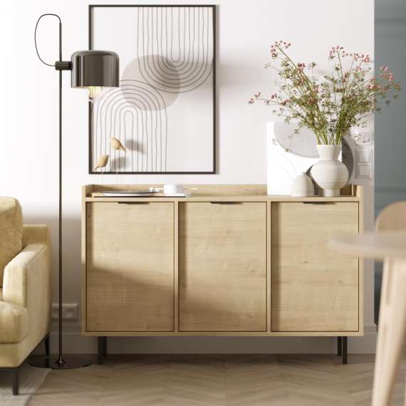 Skjenk Sigi 150-180x82 cm - 3 dører - Velg farge og bredde selv