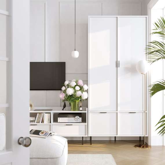 Garderobe Sigi 100-120x217 cm - 4 dører