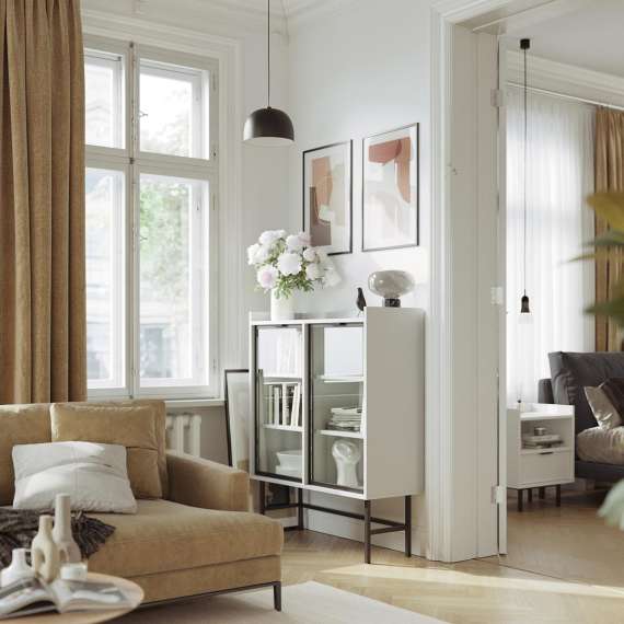 Skjenk Sigi 80-120x118 cm - Velg bredde og farge selv