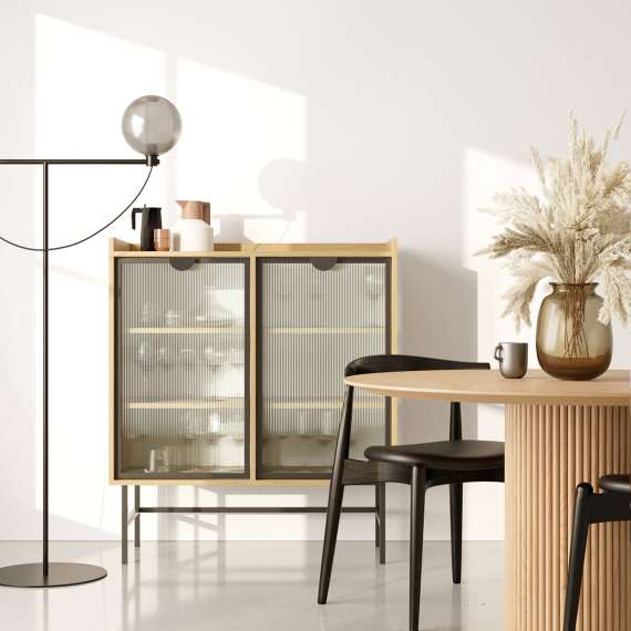 Skjenk Sigi 80-120x118 cm - Velg bredde og farge selv