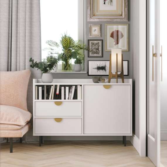 Skjenk Sigi 100-140x82 cm - med ben - Velg farge selv