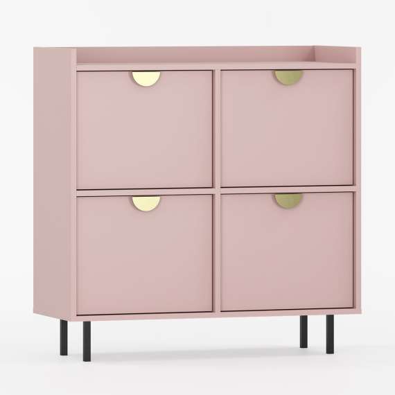 Skap Sigi 80-140x103 cm - med ben - Flere tilpasning muligheter