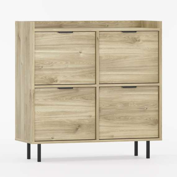 Skap Sigi 80-140x103 cm - med ben - Flere tilpasning muligheter