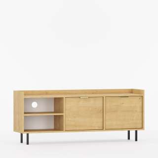 Tv-bord Sigi 150-180x62 cm - med hyller