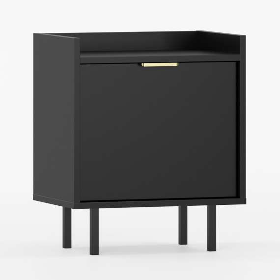 Nattbord Sigi 30-60x62 cm - med ben - Velg farge og bredde selv