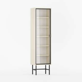 Vitrine Sigi 30-60x193 cm - Glassdør - Velg farge og bredde selv