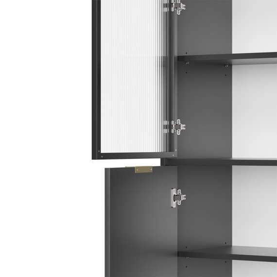 Vitrine Sigi 30-60x193 cm - Glassdør - Velg farge og bredde selv