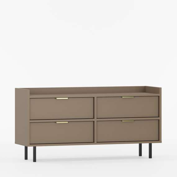 Tv-benk Sigi 100-140x62 cm - med skuffer