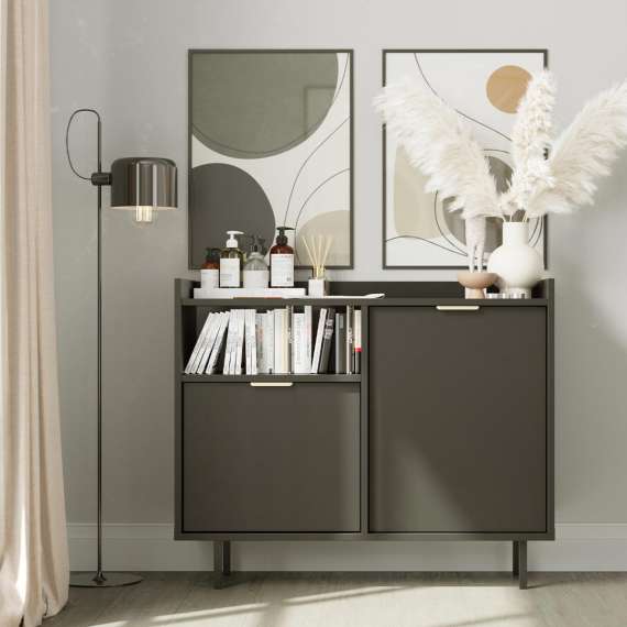 Skjenk Sigi 100-140x82 cm - med ben - Velg farge selv