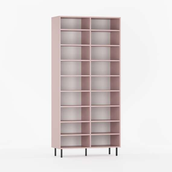 Reol - bokhylle Sigi 70-120x217 cm - Flere farger