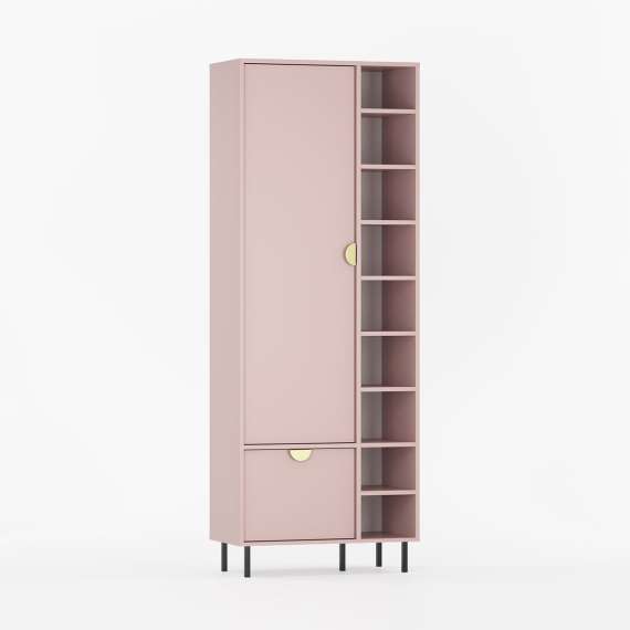 Garderobeskap Sigi 80-100x217 cm - 2 dører