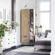 Garderobeskap Sigi 80-100x217 cm - 2 dører