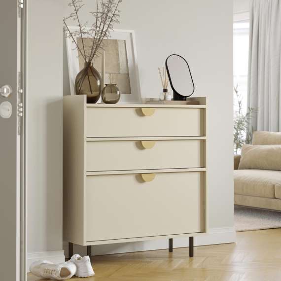 Kommode Sigi 40-80x103 cm - med ben - Flere tilpasningsmuligheter