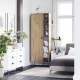 Garderobeskap Sigi 80-100x217 cm - Garderobe med ben