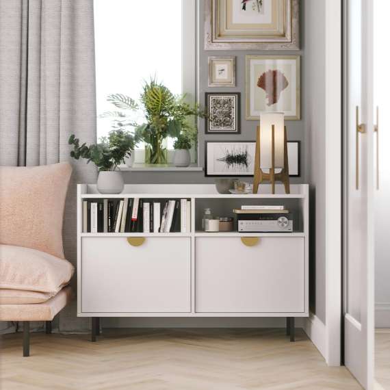 Tv-benk Sigi 100-140x82 cm - Høy - Velg bredde selv