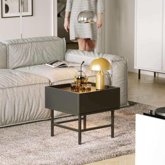 Stuebord Sigi 50x50 cm - med skuff