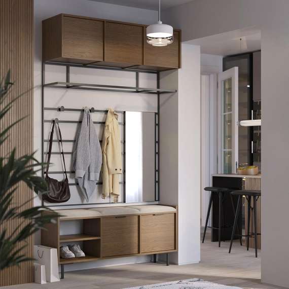 Veggskap - overskap Sigi 120-180x40 cm