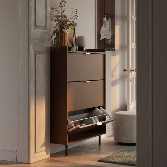 Skoskap Sigi 40-100x133 cm - Velg farge og bredde selv