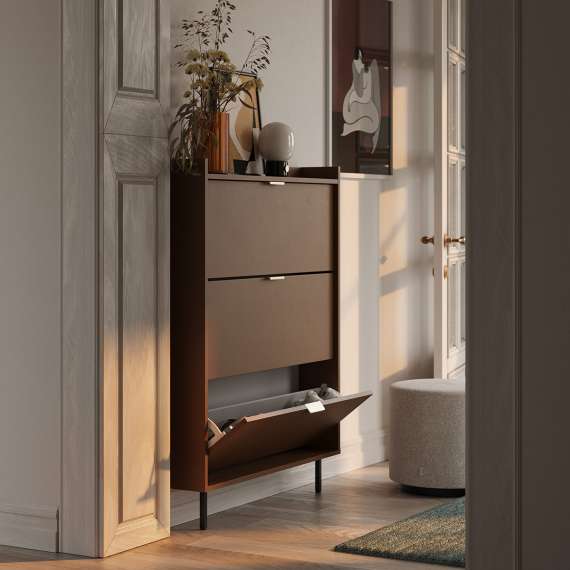 Skoskap Sigi 40-100x133 cm - Velg farge og bredde selv