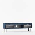 Tv-benk Sigi 150-180x42 cm - Glassdører - Lav - Velg farge selv