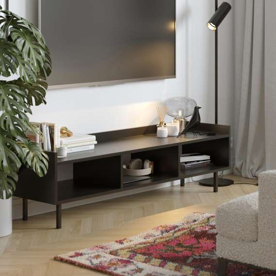 Sigi tv-benk 150-180x42 cm - Lav tv-benk med ben