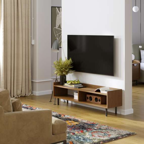 Tv-benk Sigi 100-140x42 cm - Lav tv-benk