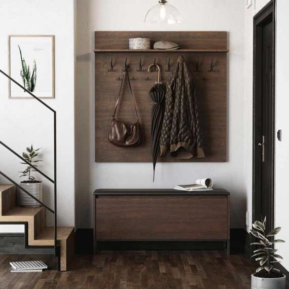 Skobenk Odis 40-160x59 cm - Benk med sittepute - Flere farger