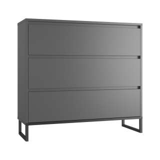 Kommode Odis 40-120x93 cm - 3 skuffer - metallben