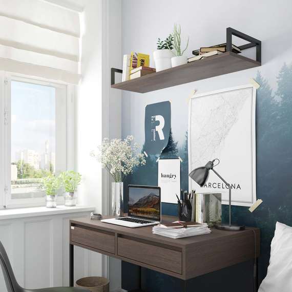 Vegghylle Odis 60-120x19 cm - Vegghengt