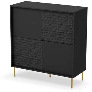 Skjenk Bullet 100x105 cm - Svart