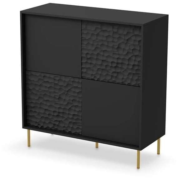 Skjenk Bullet 100x105 cm - Svart