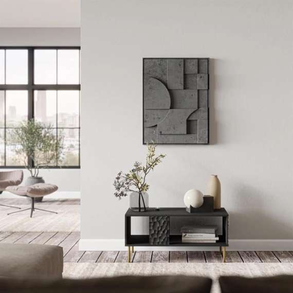 Sofabord Bullet 92x43 cm - Svart