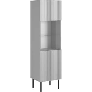 Vitrineskap Asensio 50x180 cm - Grå - Spiler