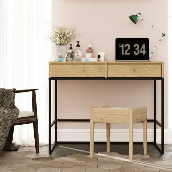 Toalettbord Odis 60-120x80 cm - Velg farge selv - med speil