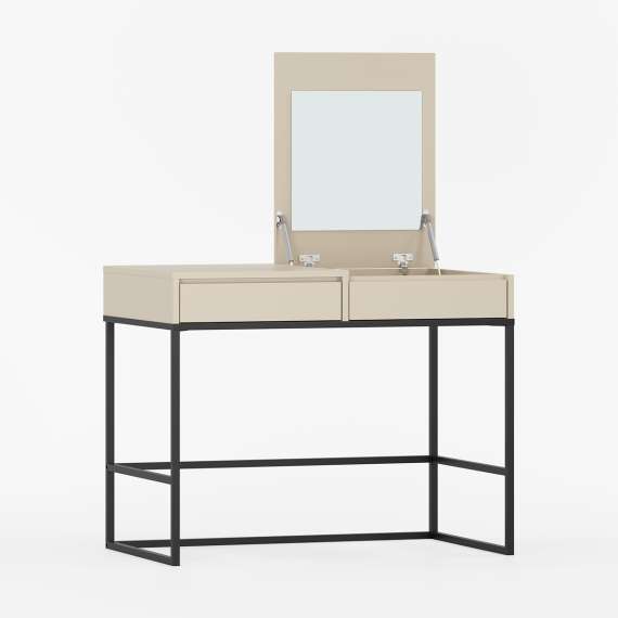 Toalettbord Odis 60-120x80 cm - Velg farge selv - med speil