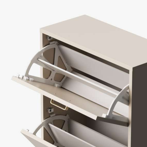 Skoskap Odis 40-100x124 cm - Velg bredde selv