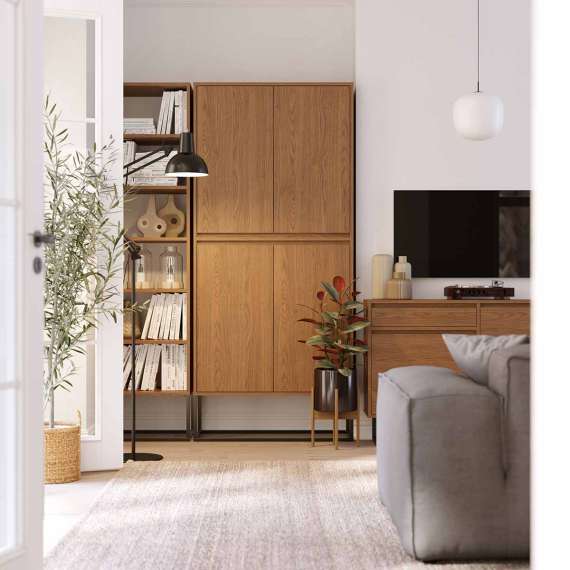 Garderobeskap Odis 40-100x202cm - Velg bredde og farge selv