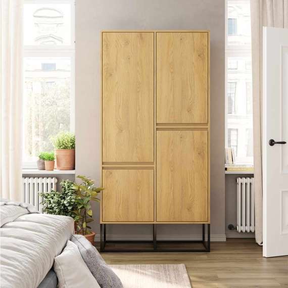 Garderobeskap Odis 100-120x202cm - Velg bredde og farge selv