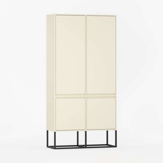 Garderobeskap Odis 100-120x202cm - Velg bredde og farge selv