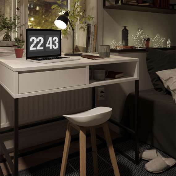 Skrivebord Odis 90-140x80 cm - Velg farge selv