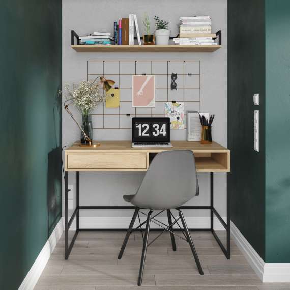 Skrivebord Odis 90-140x80 cm - Velg farge selv