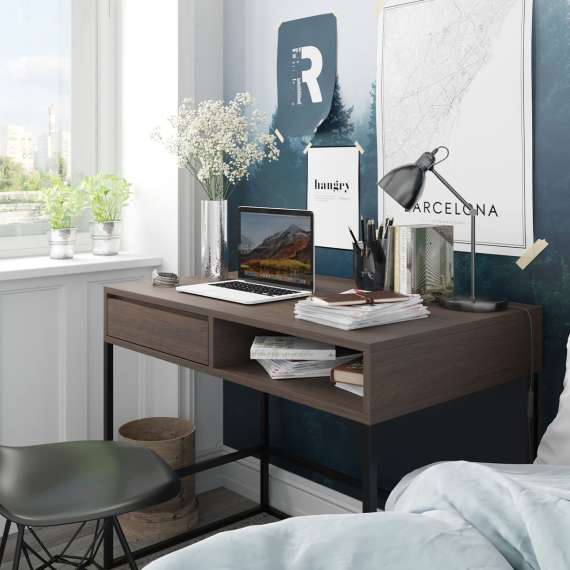 Skrivebord Odis 90-140x80 cm - Velg farge selv