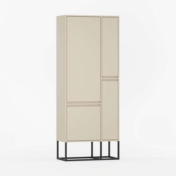 Garderobeskap Odis 80-100x202cm - Velg bredde og farge selv