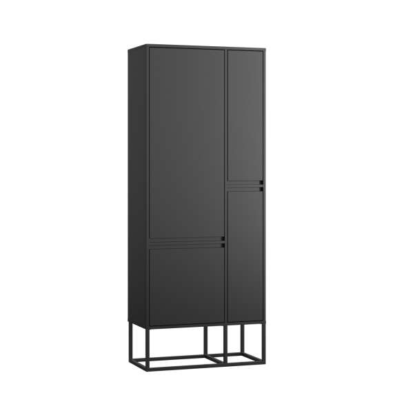 Garderobeskap Odis 80-100x202cm - Velg bredde og farge selv