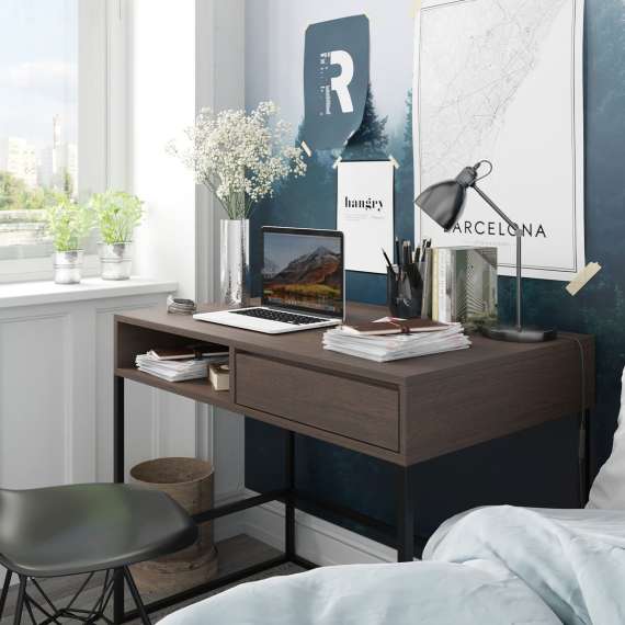 Skrivebord Odis 90-140x80 cm - Velg farge selv