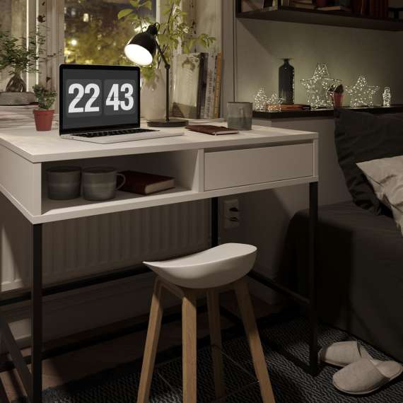 Skrivebord Odis 90-140x80 cm - Velg farge selv