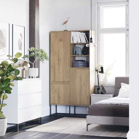 Garderobeskap Odis 100-120x202 cm - Velg bredde og farge selv